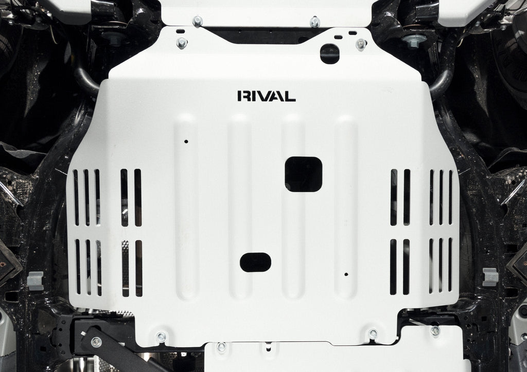 RIVAL Aluminum Transmission Skid Plate 2024-2025 Toyota Tacoma 4Gen 4WD 2WD Except Hybrid