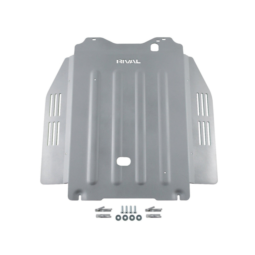 RIVAL Aluminum Transmission Catalytic Converter Skid Plate 2021-2025 Toyota Tundra Hybrid | 2022-2025 Toyota Sequoia