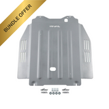 RIVAL Aluminum Transmission Catalytic Converter Skid Plate 2021-2025 Toyota Tundra Hybrid | 2022-2025 Toyota Sequoia