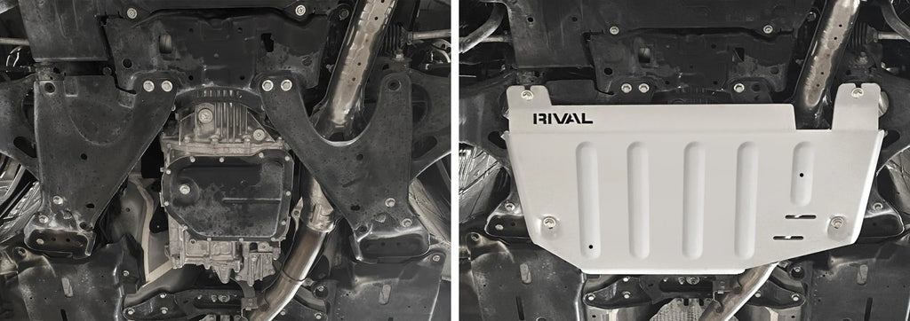 RIVAL Aluminum Transmission Skid Plate 2020-2025 Subaru Forester | 2020-2025 Subaru Outback | 2020-2025 Subaru Crosstrek