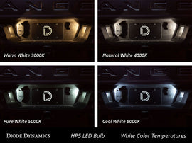 Diode Dynamics 194 LED Bulb HP5 LED Natural - White (Pair)