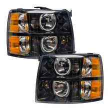 Load image into Gallery viewer, Oracle Lighting 07-13 Chevrolet Silverado Assembled Halo Headlights Round Style -Red