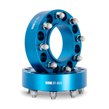 Load image into Gallery viewer, Mishimoto Borne Off-Road Wheel Spacers 8X165.1 121.3 50 M14 Blu