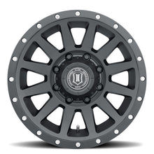 Load image into Gallery viewer, Icon Alloys Compression HD Sat Black Wheel - 18x9/8x180/12mm/5.5in BS