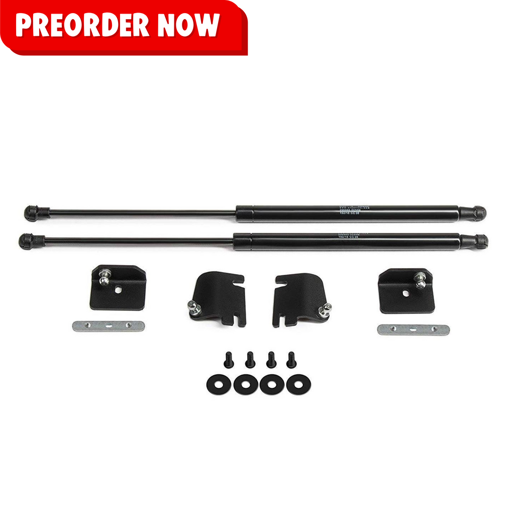 RIVAL Hood Lifts 2018-2025 Jeep Wrangler JL except 392 | 2020-2025 Jeep Gladiator except Mojave