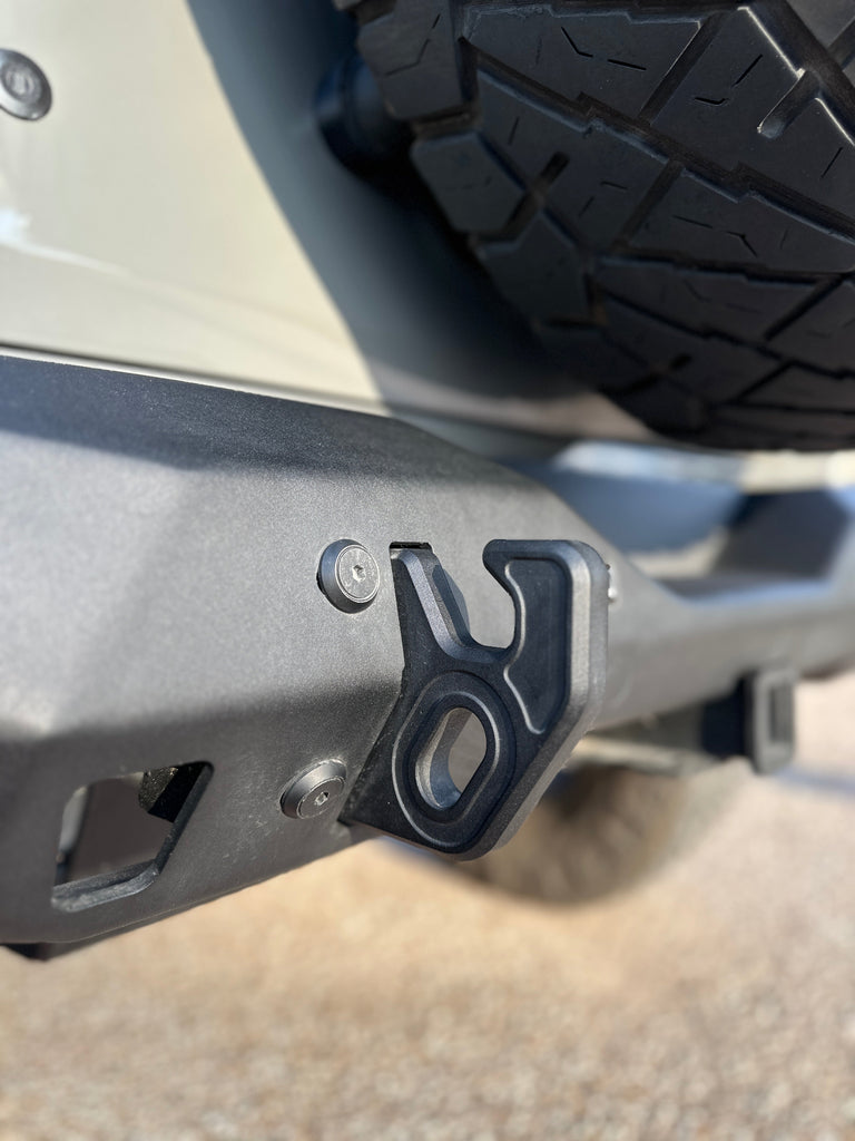 RIVAL Rear Aluminum Stubby Bumper 2018-2025 Jeep Wrangler JL