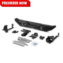 Load image into Gallery viewer, RIVAL Rear Aluminum Stubby Bumper 2018-2025 Jeep Wrangler JL