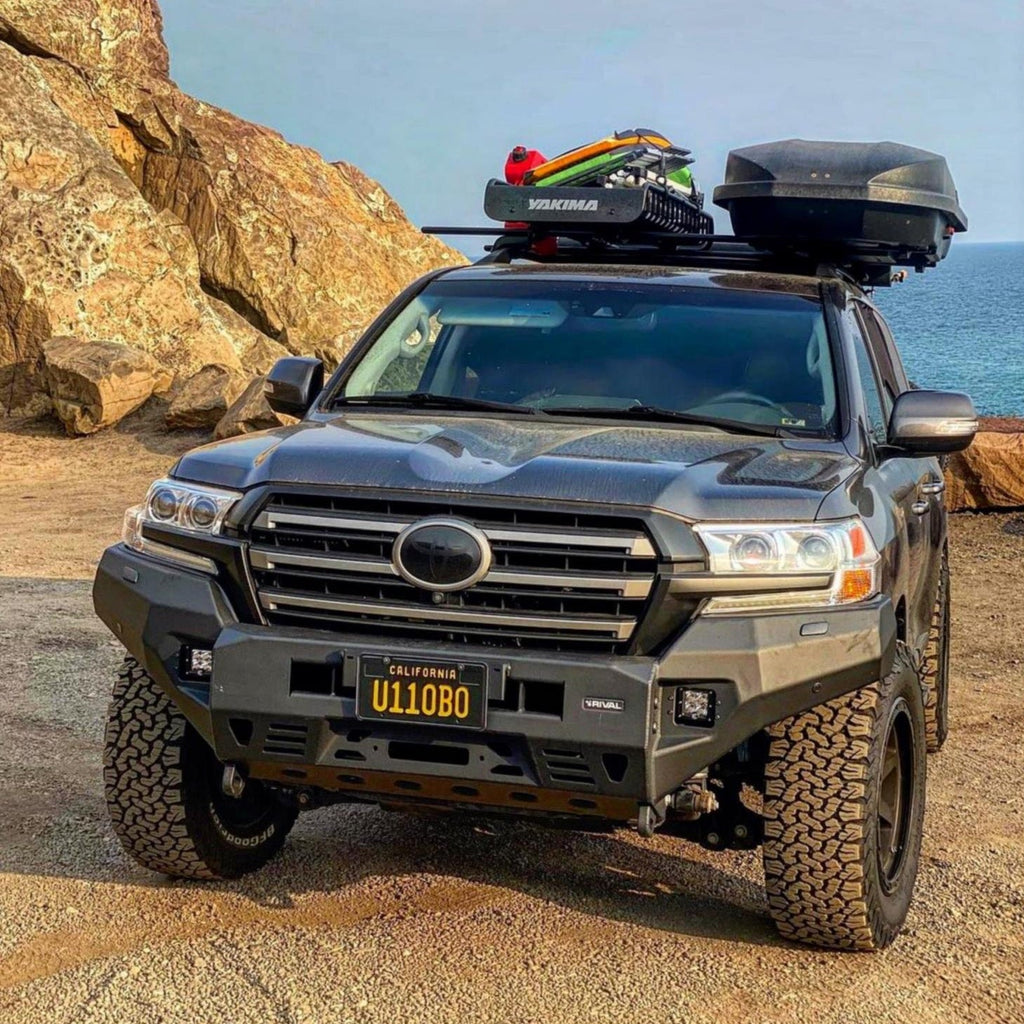 RIVAL Front Aluminum Bumper 2016-2021 Toyota Land Cruiser 200 Series with Winch Mount