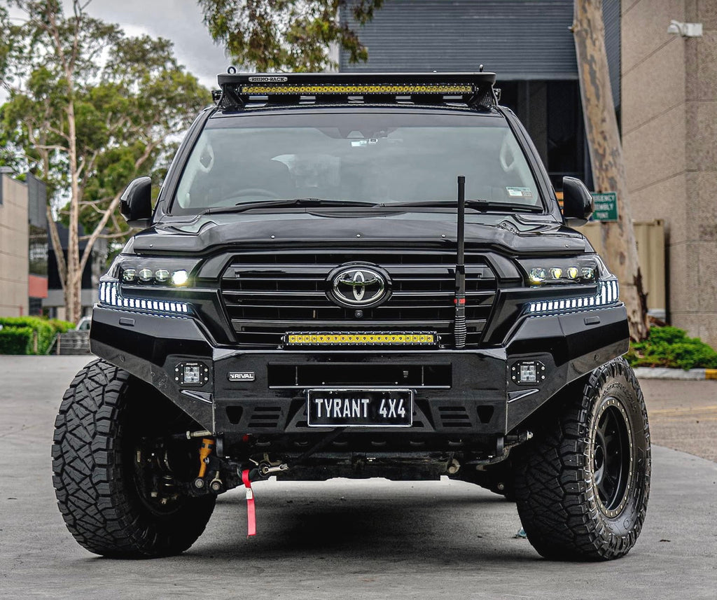 RIVAL Front Aluminum Bumper 2016-2021 Toyota Land Cruiser 200 Series with Winch Mount