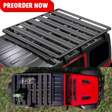 Load image into Gallery viewer, RIVAL Aluminum No-Drill Roof Rack 2018-2025 Jeep Wrangler JL 4-Door | 2020-2025 Jeep Gladiator