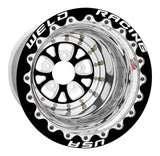 Weld V-Series 15x12 / 5x4.75 BP / 5in. BS Black Wheel - DBL MT