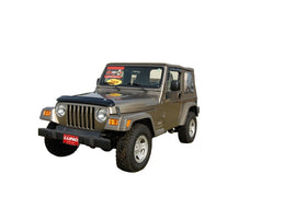 AVS Ventvisor smoke outside mount window deflectors for 1997-2006 Jeep Wrangler TJ, 2-piece set