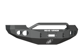 Road Armor 05-07 Ford F-250 Stealth Front Winch Bumper w/Pre-Runner Guard - Tex Blk