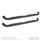 Westin 19-22 Chev/GMC Silverado/Sierra 1500 DC (No 2019 Ltd) Platinum 4 Oval Nerf Step Bars - Blk