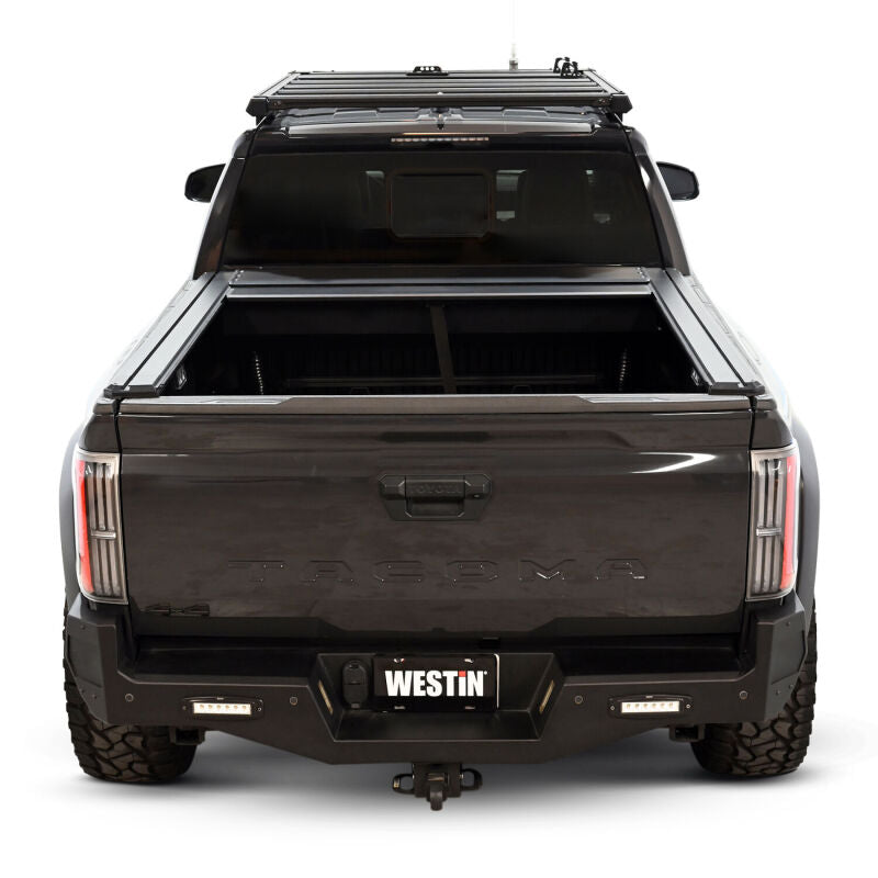Westin 24-26 Toyota Tacoma 5ft Bed Manual Retractable Tonneau Cover - Black