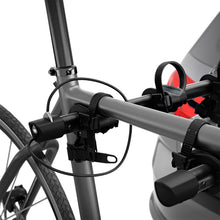 Load image into Gallery viewer, Thule Gateway Pro 3 Hanging-Style Trunk Bike Rack w/Anti-Sway Cages (Up to 3 Bikes) - Black