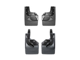 WeatherTech 24-26 Jeep Wrangler 2-Door Front & Rear Mudflaps - Black
