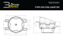 Load image into Gallery viewer, Diode Dynamics SS3 Pro Type CGX Kit ABL - Yellow SAE Fog