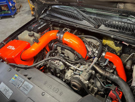 Wehrli 04.5-05 Duramax LLY 4in Stage 2 Intake Kit - Cat Yellow