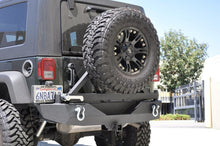 Load image into Gallery viewer, DV8 Offroad 07-18 Jeep Wrangler JK Rear Bumper w/ Tire Carrier &amp; Tapered Bearing