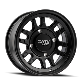 Dirty Life 9310s Canyon Sport SXS 14x7 / BLANK BP / 13mm Offset / 106.25mm Hub Matte Black Wheel