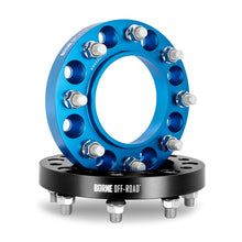 Load image into Gallery viewer, Mishimoto Borne Off-Road Wheel Spacers 8X165.1 121.3 32 M14 Blu