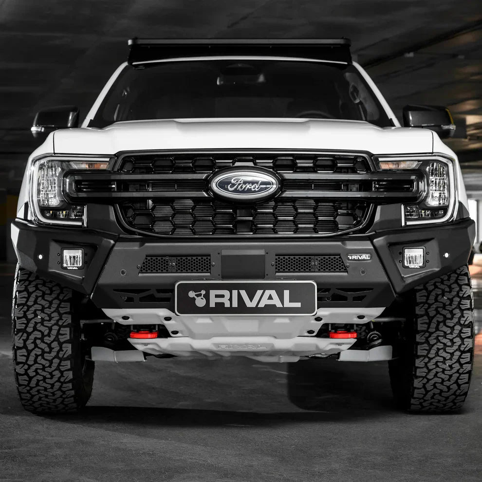 RIVAL Front Aluminum Bumper 2024-2025 Ford Ranger with Winch Mount and Recovery Points