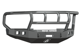Road Armor 08-10 Ford F-250 Stealth Front Winch Bumper w/Titan II Guard Wide Flare - Tex Blk