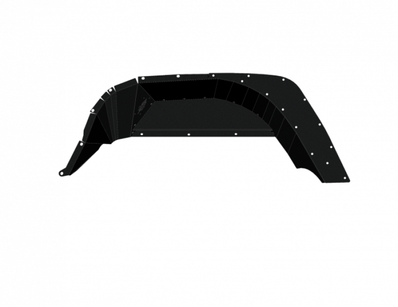 Road Armor 18-21 Jeep Gladiator JL Stealth Rear Fender Liner Body Armor - Black Steel - Underdog Motorsports