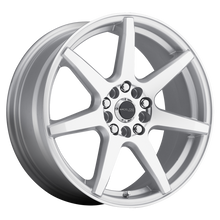 Load image into Gallery viewer, Raceline 131S Evo 16x7in / 5x100/5x114.3 BP / 40mm Offset / 72.62mm Bore - Silver &amp; Machined Wheel