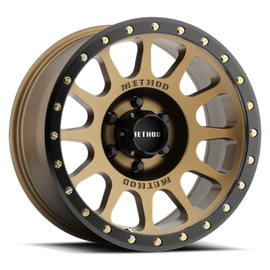 Method MR305 17x8.5 25mm Offset 6x120 83mm Centerbore Method Bronze - Matte Black
