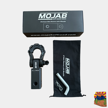 Load image into Gallery viewer, 2'' Aluminum Hitch Receiver with Steel D-Shackle (LIFETIME WARRANTY)