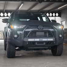 Load image into Gallery viewer, Cali Raised 14-24 Toyota 4Runner Stealth Bumper - Bull Bar / 32In Led Bar Combo