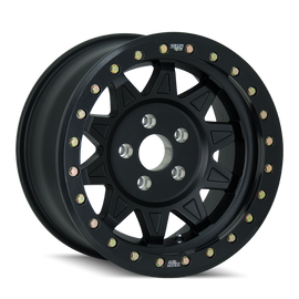 Dirty Life 9302 Roadkill 17x9/8x170 BP/-14mm Offset/130.8mm Hub Matte Black Wheel - Beadlock