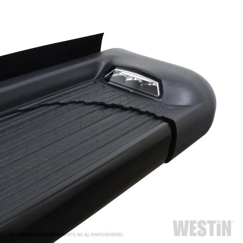 Westin SG6 LED Black Aluminum Running Boards 89.5in