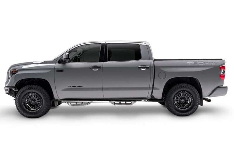 N-Fab 2022 Toyota Tundra CrewMax (All Beds) SRW Podium SS - Cab Length - 3in - Polished SS