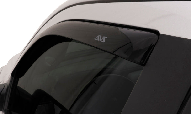 AVS smoke in-channel window deflectors installed on 1999-2016 Ford F-250 Standard Cab, 2-piece set