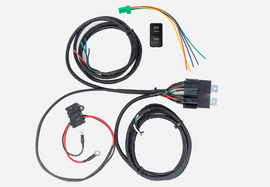 Cali Raised Wiring Harness For Dual Function Light Bar - Square Switch