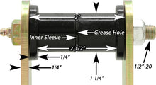 Load image into Gallery viewer, RockJock YJ HD Leaf Spring Shackles Front w/ Urethane Bushings HD Greasable Bolts Pair