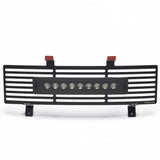 Putco 11-16 Ford SuperDuty - SS Black Bar Design w/ 10in Luminix Light Bar Bumper Grille Inserts