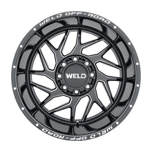 Load image into Gallery viewer, Weld Off-Road W117 20X9 Fulcrum 5X127 5X139.7 ET00 BS5.00 Gloss Black MIL 87.1