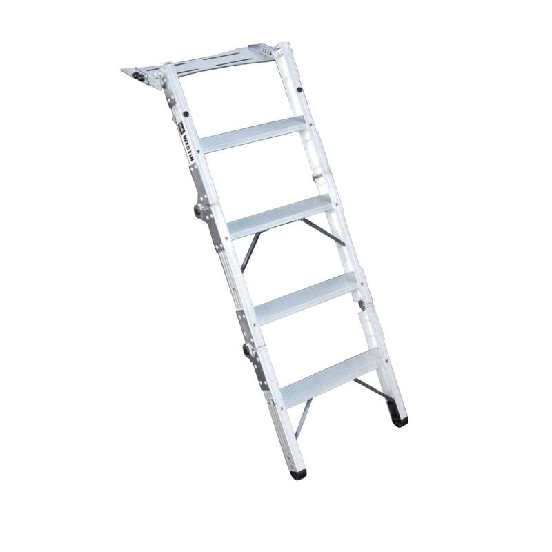 Westin Truck-Pal Tailgate Ladder - Aluminum