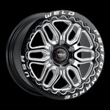 Weld Laguna 6 Drag 17x10in / 6x135 BP / ET42 / BS 7.15 Gloss Black Wheel