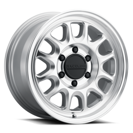 Raceline 958MC Rogue 17x8.5in / 6x135 BP / 0mm Offset / 87.1mm Bore - Machined Finish Wheel