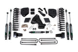 Zone Offroad 20-21 Ford F-250/F-350 6in Radius Arm Drop Suspension Lift System - Nitro Shocks Diesel