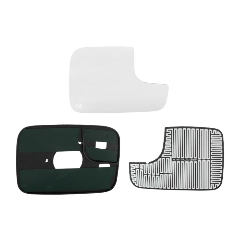 xTune Replacement Glass Heated Mirror Dram94 / Dram98 / Dram02 Right Large MIR-GLASS-DRAM9402-PW-R1