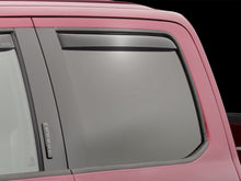 Load image into Gallery viewer, WeatherTech 2017+ Ford F-250/F-350/F-450/F-550 SuperCrew Rear Side Window Deflectors - Dark Smoke