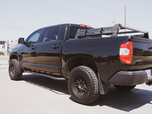 Load image into Gallery viewer, Cali Raised 14-24 Toyota Tundra Overland Bed Rack - Long Bed Low Profile Rack
