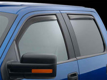 Load image into Gallery viewer, WeatherTech 2004 Ford F-150 SuperCrew Front &amp; Rear Side Window Deflectors - Dark Tint