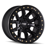 Dirty Life 9303 DT-1 17x9 / 8x170 BP / -12mm Offset / 130.8mm Hub Matte Black Wheel- Beadlock